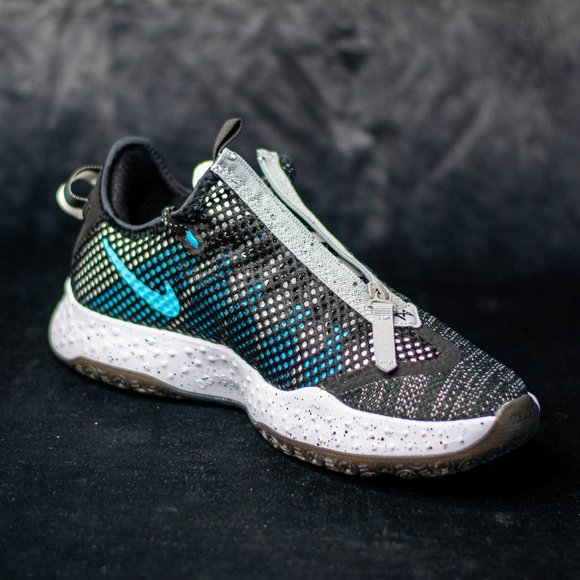 Nike Paul George 4 Grey Blue Men's Size 9.5 - Picture 4 of 15